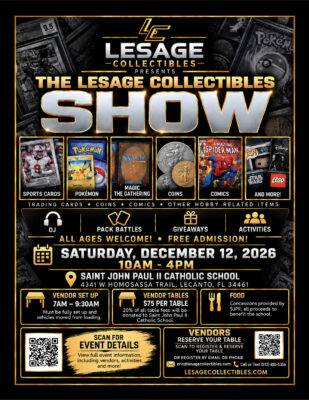 The Lesage Collectibles Show Flyer 8.5 x 11